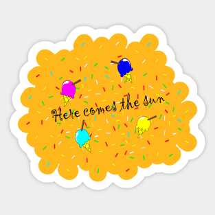 Yummy sun Sticker